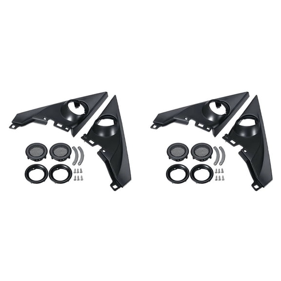 1.5 Inch 2 Pair Front Pillar Althorn Tweeter Covers Car Tweeter Refitting Speaker Boxes Mounts for 2016-2019