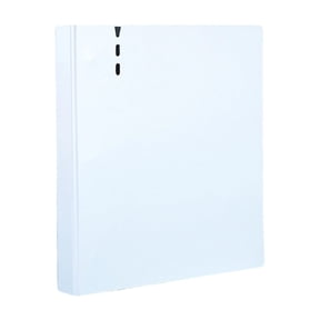 1.5 Inch 3 Ring Binder, Durable Three Ring Binder with Plastic Cover and Metal Round Rings, Large Capacity office supplies Binder for Office Supplies, Classroom Must Haves, Home Document Organizer