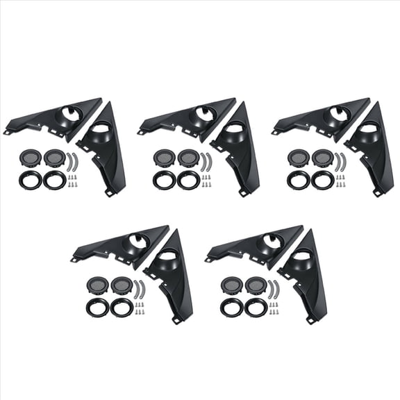 1.5 Inch 5 Pair Front Pillar Althorn Tweeter Covers Car Refitting Speaker Boxes Mounts for 2016-2019