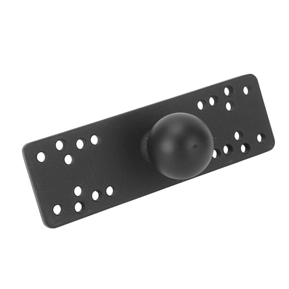 1.5 Inch Ball Fish Finder Mount Plate Aluminum Alloy Universal Electronic Mounting Base Compatible with Garmin GPSMAP Lowrance Elite Humminbird (16 x 6 x 6 Inches / 40.6 x 15.2 x 15.2 cm)
