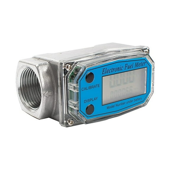 1.5 Inch Digital Flow Meter LCD Display Fuel Water Flow Meter, Flowmeter For Kerosene Gasoline Water ,Accurate Measurement