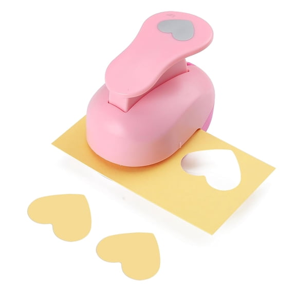 1.5 Inch Heart Punch, Heart Shaped Hole Punch for Weddings, Scrapbooking, Card Making, Junk Journaling and Homemade Confetti