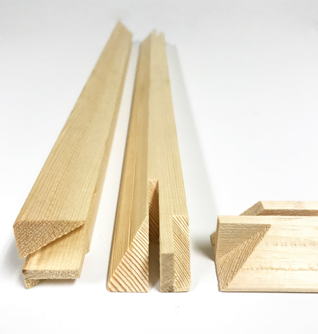 1.5" Inch Heavy Duty Stretcher Bars 22" 2 Pack. Wood Painting Extra Deep Stretching Bars. Wood Canvas Stretcher Frame. by WholesaleArtsFrames-com