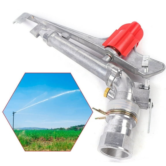 1.5 Inch Irrigation Sprinkler Head Impact Gun 360 Watering Spray Large Area