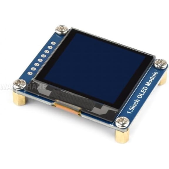 1.5 Inch OLED Display Module 128x128 Pixels 16 Gray Scale SPI I2C Interface for Microcontroller Development Board IoT Sensor DIY Electronics SKU-13992