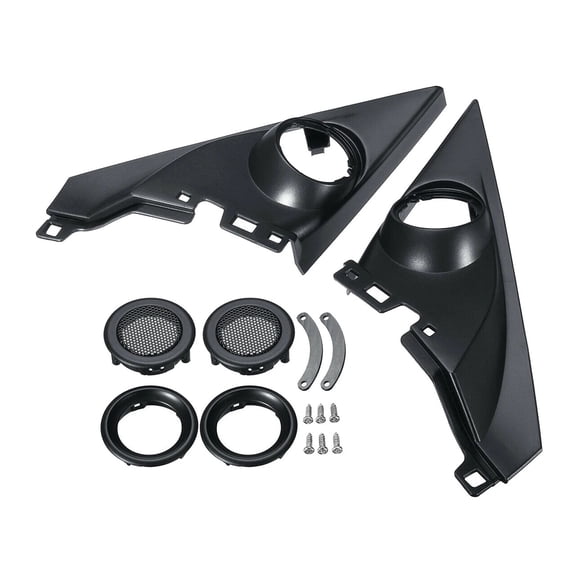 1.5 Inch Pair Front Pillar Althorn Tweeter Covers Car Tweeter Refitting Speaker Boxes Mounts for Honda Civic 2016-2019