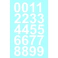 thumbnail image 1 of 1.5" Inch Premium Mailbox Number Vinyl Decal Sticker Sheet (White) | Waterproof and Fade-Resistant | Easy to Install Adhesive Vinyl Digits | Home, Apartment, Condo or Business by CustomDecal US, 1 of 3