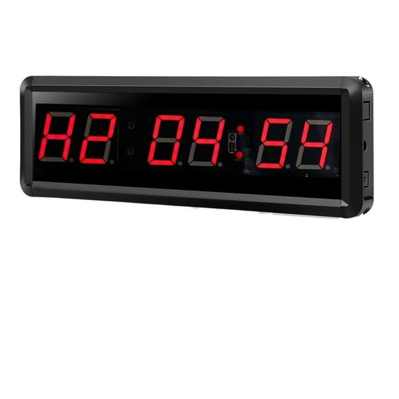 1.5 Inch Programmable Remote Control LED Timer Interval Timer Garage Timer Sports Training Clock Gym Timer ,Multi-Functional