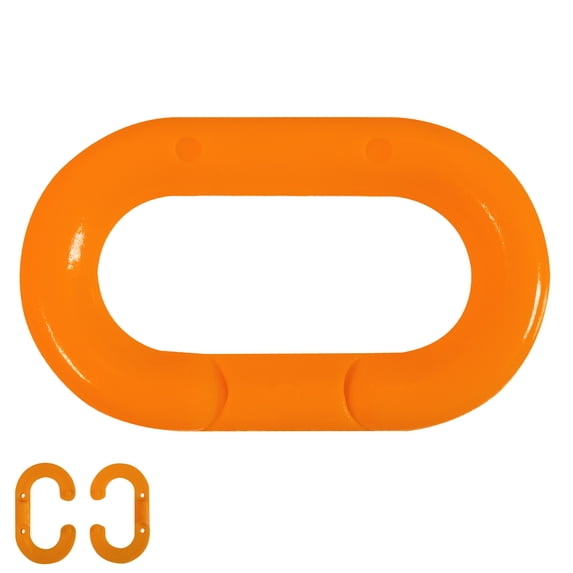 1.5 Inch Traffic Orange Master Links (10 Pk)