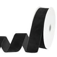 thumbnail image 1 of 1.5 Inch Velvet Ribbon, 20 Yards Single Face Thin Ribbon black,for Gift Wrapping, Wedding Decor, DIY Hair Bows, 1 of 5