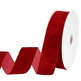 thumbnail image 1 of Velvet Ribbon 1.5 Inch X 20 Yards Spool Fabric for Christmas Wreath Decoration Handmade Craft Ornaments Gift Wrapping & Bow Making Red, 1 of 6