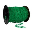 thumbnail image 1 of 1.5 Inch x 200 Feet Green Plastic Safety Chain Reel, 1 of 9