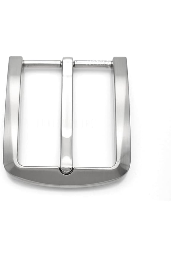 1.5 Inches Belt Buckle Single Prong Belt Buckle for Replacement DIY Leather Craft ZK82 (Silver)