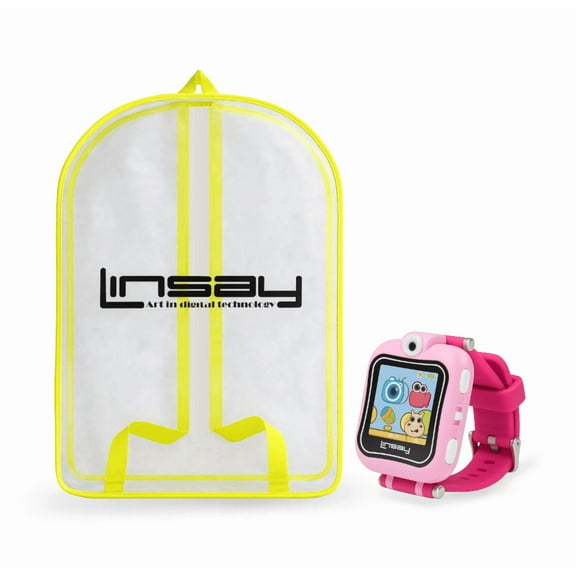 1.5 Kids Smart Watch HD Selfie Camera, Touch Screen, Apps, Games with Kids Bag Pack