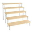 thumbnail image 1 of 1-5 Layers Wooden Ladder Rack Acrylic Multi-layer Ladder Display Rack, 1 of 11