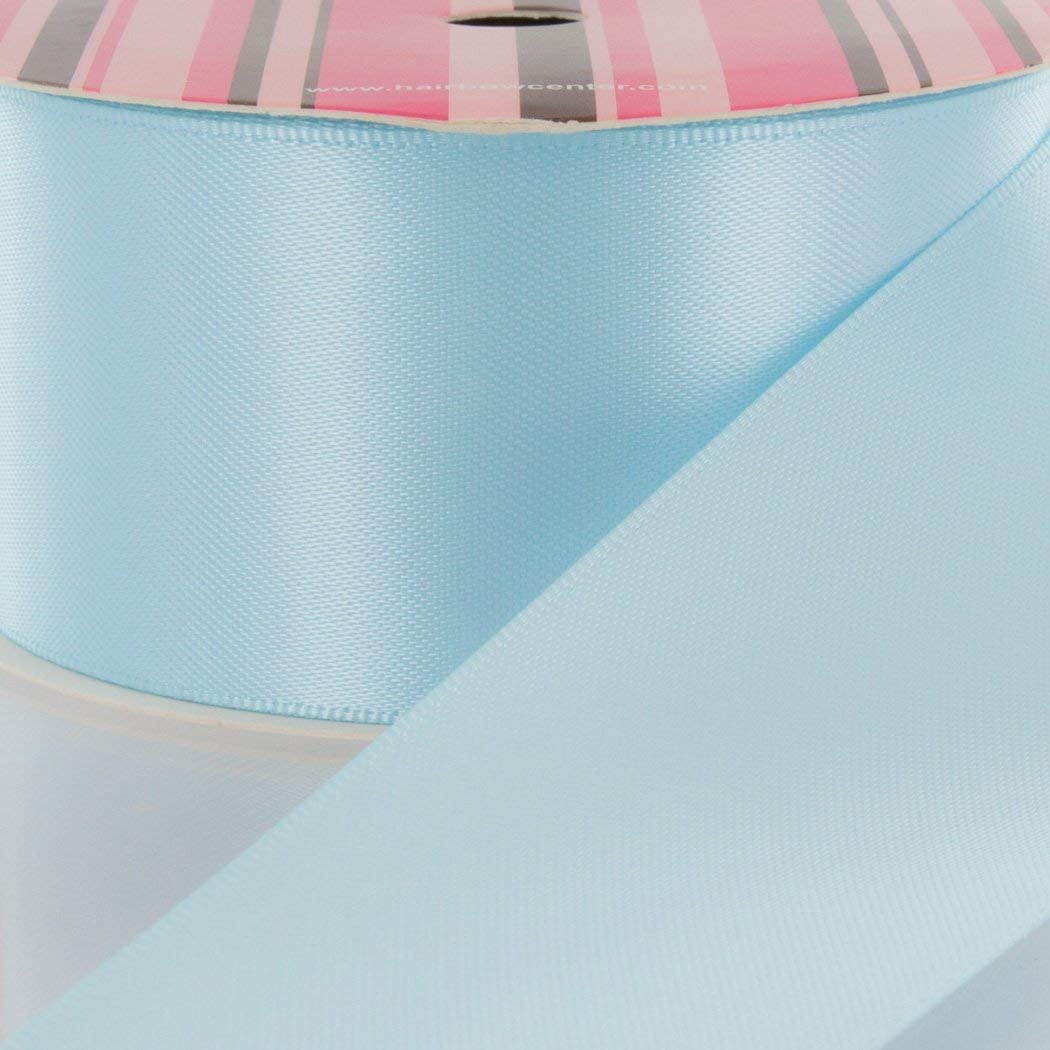 1.5" Light Blue Double Face Satin Ribbon 100 Yard Reel
