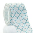 thumbnail image 1 of 1.5" Light Turquoise Quatrefoil Grosgrain Ribbon 5 Yard, 1 of 2