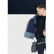 1.5 Litre Ice Water Circulating Cooling Vest Gray Fanny Bag For Easy Reload (USB Battery Not Included)(3XL-4XL)