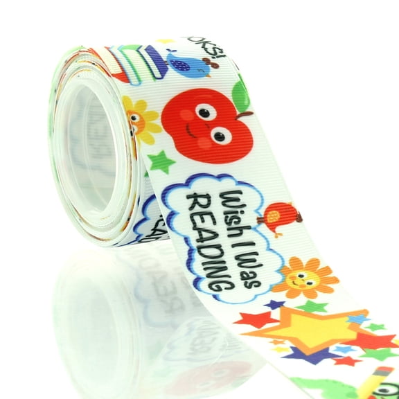 1.5" Little Reader Grosgrain Ribbon 5 Yard