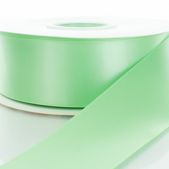 1.5" Double Faced Satin Ribbon 530 Mint 5 Yard
