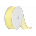 thumbnail image 1 of 1.5" Organza Satin Edged Ribbon 25 Yards Bolt - Yellow, 1 of 1