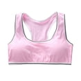thumbnail image 1 of 1/5 Pack Girls Training Bra Bralette, SILVERCELL Teens Girl Casual Wireless Padded Bra Racerback Vest Sports Bra 8-16 Years, 1 of 6