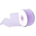 thumbnail image 1 of 1.5" Plain Sheer Organza Nylon Ribbon 25 Yards - Lavender, 1 of 1