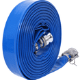 thumbnail image 1 of 1.5" Pool Backwash Hose 100ft Heavy Duty PVC Camlock Fittings, 1 of 7