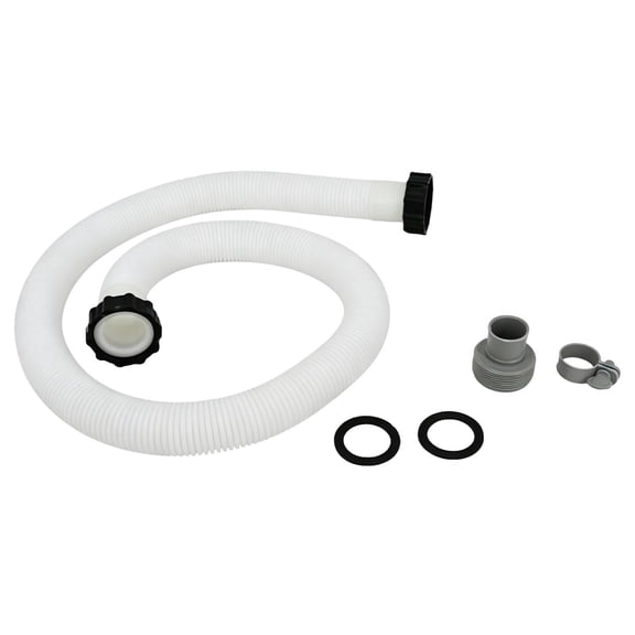 1.5" Pool Filter Hose, 59" Replacement Pool Hoses for Above Ground Pools, Compatible with Sand Filter Pumps and Saltwater Systems, Heavy Duty Corrugated Tubing