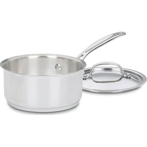 1.5 Quart Saucepan w/Cover, Chef's Classic Stainless Steel Cookware Collection