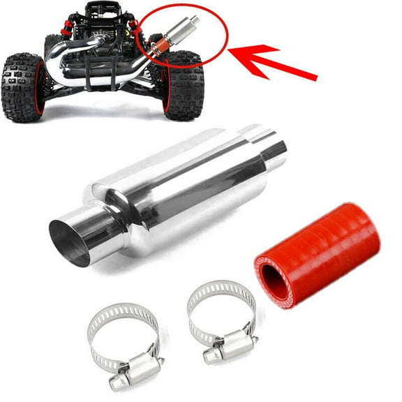 1/5 RC Car Exhaust Pipe Easy to Install, Durable Replacement for HPI BAJA ROVAN 5B 5T 5SC LOSI TDBX FS