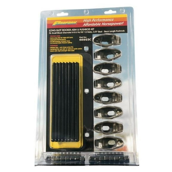 1.5 Ratio - 0.37 in. Stud Rocker Arm & Pushrod Kit for SBC