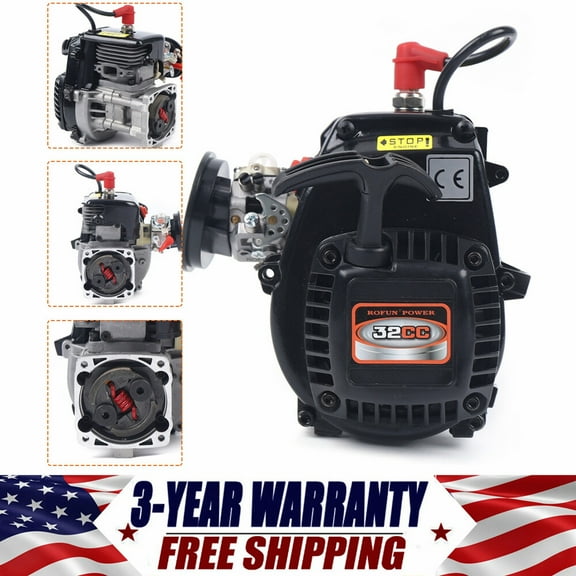 1/5 Scale Rc Car 32cc 4 Bolts Gas Engine For Rovan Hpi Baja 5T 5B King Motor