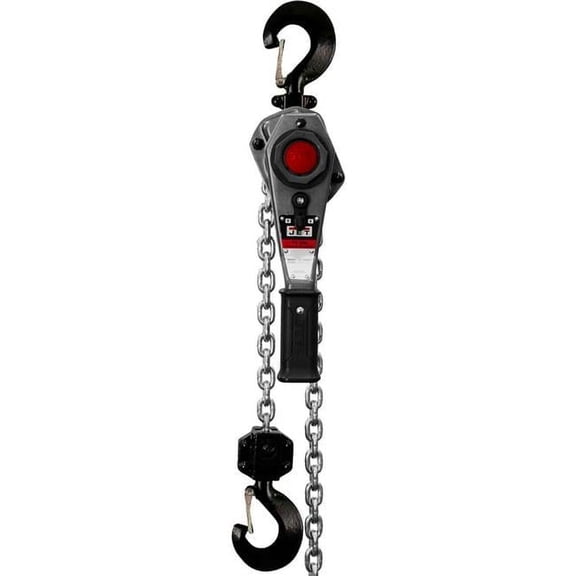 1.5 Ton JLH Series Lever Hoist with Overload Protection & Shipyard Hooks & 5 ft. Lift