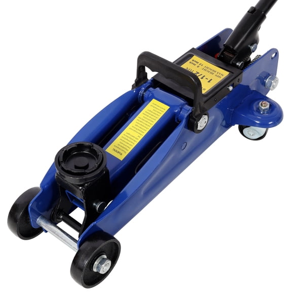 1.5 Ton Low Profile Hydraulic Trolle,Steel Racing Floor Jack,Lifting Range 5"-11.8", with Plastic Case