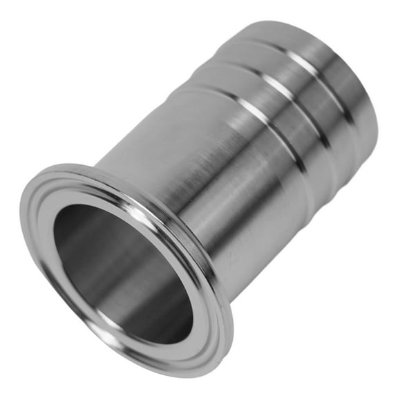 1.5\'\' Tri Clamp To 1.5\'\' Sanitary Rubber Hose Barb Pipe Fitting Adapter Ss304