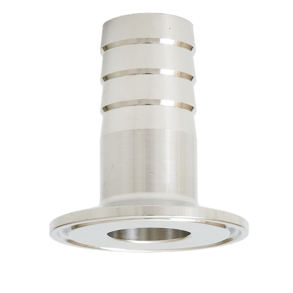 1.5"Tri Clamp To 1" Barb Ss304 Sanitary Hose Pipe Fitting (Ferrule Od 50.5Mm)