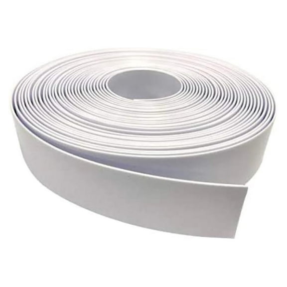 1.5" Wide x 200' Roll Vinyl Strap for Patio Chairs, Lawn Furniture, and Deck Chairs, Make Your Own Replacement Straps, (White)