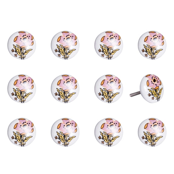 1.5" X 1.5" X 1.5" Multi-Color 8 PACK KNOB-IT K000020