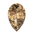thumbnail image 1 of 1.5 ct 9x6mm Pear Cut VVS1 Simulated Brown Champagne November Birthstone, 1 of 5