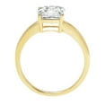 thumbnail image 1 of 1.5 ct Asscher Cut Moissanite Solitaire Engagement Ring for Women in 14K Yellow Gold, 1 of 2