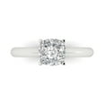 thumbnail image 1 of 1.5 ct Cushion Cut Simulated Diamond Solitaire 18K White Gold Womens Engagement Ring, 1 of 5