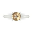 thumbnail image 1 of Solitaire Engagement Ring for Women - 1.5ct Yellow Moissanite in 14K White Gold Promise Ring, 1 of 5