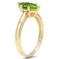 thumbnail image 1 of 1.5 ct Marquise Cut Natural Peridot Solitaire Engagement Ring for Women in 14K Yellow Gold, 1 of 2