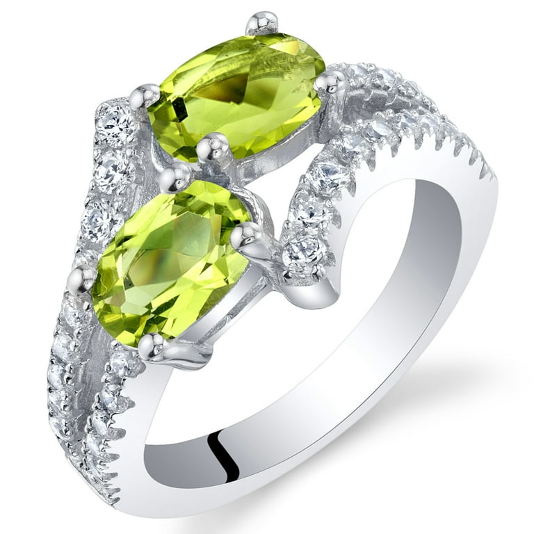 Walmart sales peridot rings