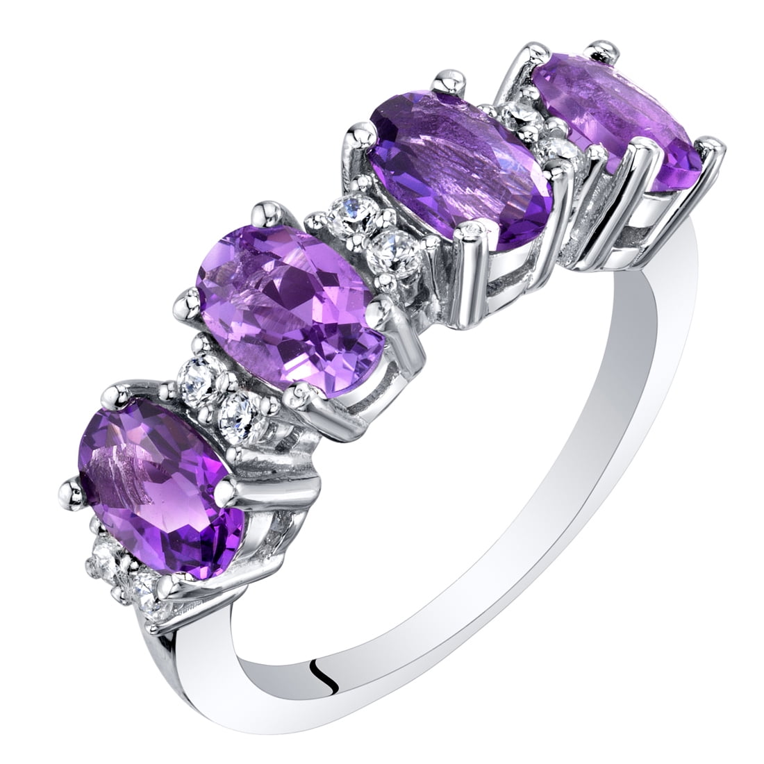 Walmart amethyst shop rings