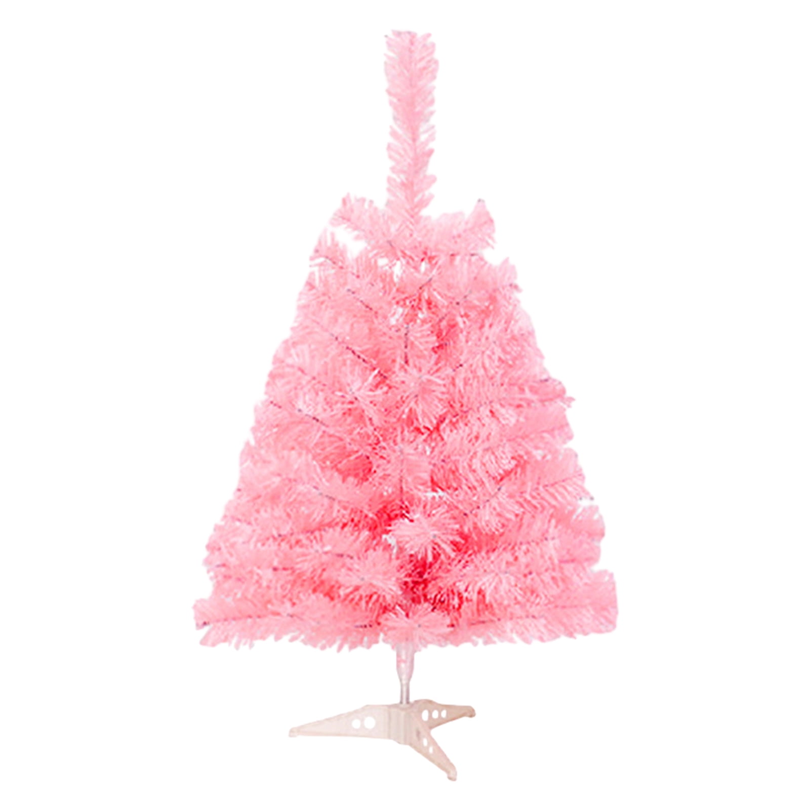 1.5 ft Pink Christmas Tree Tabletop Artificial Small Tree with Stand 5ft Pink Christmas Tree