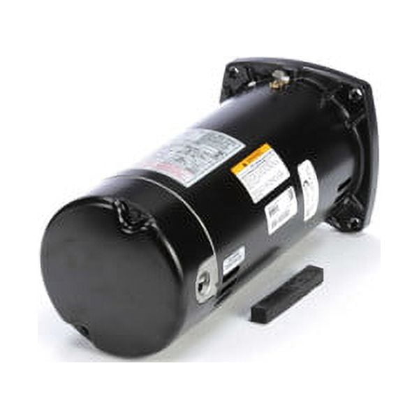 Black Stainless Steel 1.5 HP Pool Motor with Square Flange