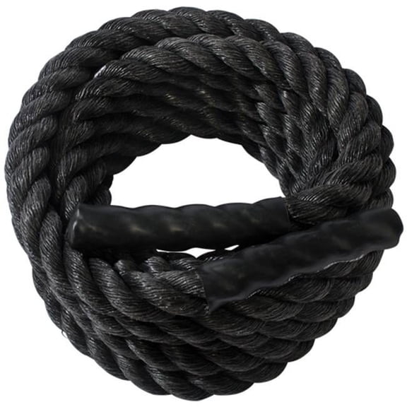 1.5 in. 30 ft. Fitness Ropes - Black