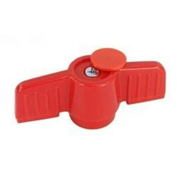 1.5 in. Ball Valve Handle PVC, Red